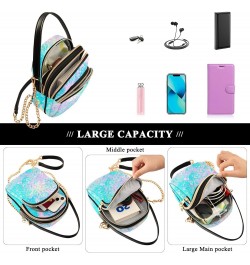 Small Crossbody Bags for Women Trendy Rainbow Gems 3d Marble Travel Sling Bag Women's Crossbody Handbags Satchel Bags $15.33 ...