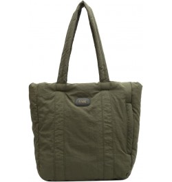 Women Puffer Tote Bag Lar ity Handle Bag Litweit Puffy Shoulr Bag Hobo Bag Green $8.15 Totes