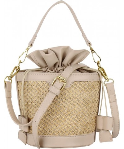 Van Caro Handwoven Cotton Straw Shoulder Bag Crochet Tassel Beach Bohemian Purse for Women 6933 Khaki $12.95 Shoulder Bags