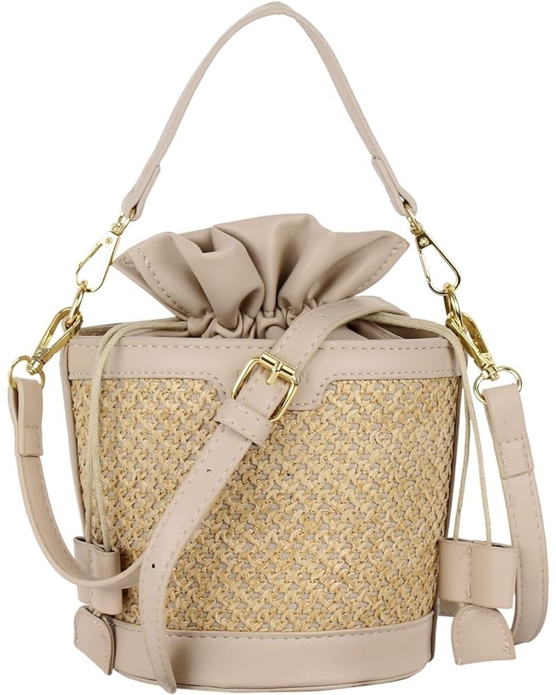 Van Caro Handwoven Cotton Straw Shoulder Bag Crochet Tassel Beach Bohemian Purse for Women 6933 Khaki $12.95 Shoulder Bags