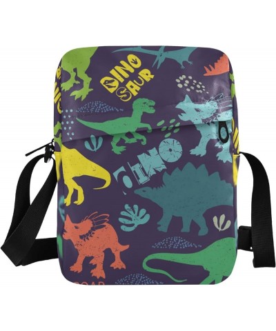 Unisex Crossbody Bag, Cute Dinosaur Durable Sling Side Shoulder bags for men women, One Size Cute Dinosaur $12.71 Crossbody Bags