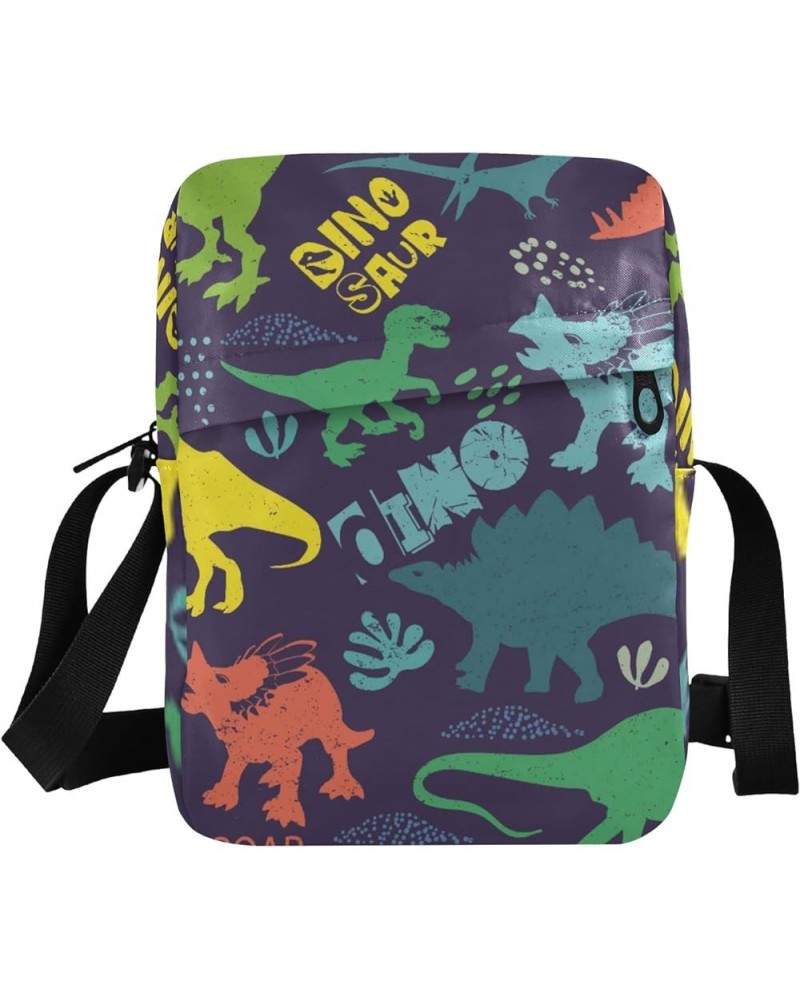 Unisex Crossbody Bag, Cute Dinosaur Durable Sling Side Shoulder bags for men women, One Size Cute Dinosaur $12.71 Crossbody Bags