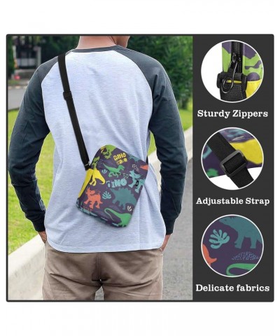 Unisex Crossbody Bag, Cute Dinosaur Durable Sling Side Shoulder bags for men women, One Size Cute Dinosaur $12.71 Crossbody Bags