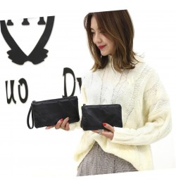 Hand Purse for Women Womens Clutch Wallet Black Tote Bag Valentines Day Wallet Purse Envelop Clutch Black Wallet for Women Co...