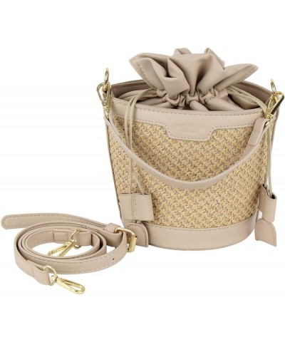 Van Caro Handwoven Cotton Straw Shoulder Bag Crochet Tassel Beach Bohemian Purse for Women 6933 Khaki $12.95 Shoulder Bags