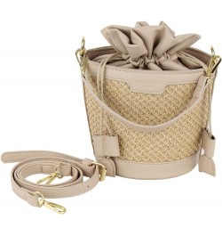 Van Caro Handwoven Cotton Straw Shoulder Bag Crochet Tassel Beach Bohemian Purse for Women 6933 Khaki $12.95 Shoulder Bags