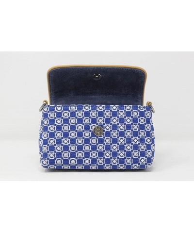 AFTER 5 COLLECTION Audrey Cross Body/Clutch Handbag Canvas Bright White / Sapphire $39.96 Clutches