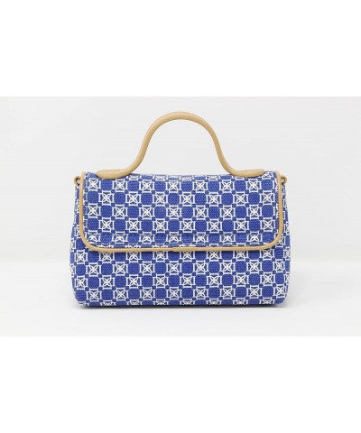 AFTER 5 COLLECTION Audrey Cross Body/Clutch Handbag Canvas Bright White / Sapphire $39.96 Clutches