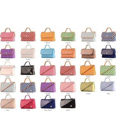 AFTER 5 COLLECTION Audrey Cross Body/Clutch Handbag Canvas Bright White / Sapphire $39.96 Clutches