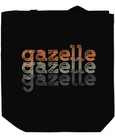 Gazelle repeat retro Canvas Tote Bag 10.5" x 16" x 4 $22.39 Totes