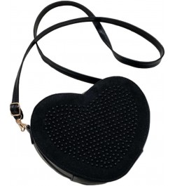 Crossbody Bag Bling Purse Heart Shaped Shoulder Bag Fashionable Women Crossbody Bag $15.55 Totes