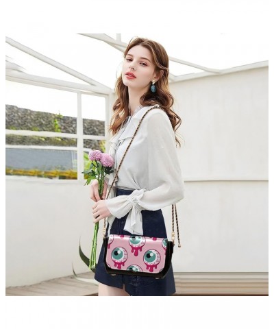 Crossbody Bags for Women Trendy Women's Black Shoulder Bag Small PU Leather Flap Cross Body Bag Handbags Pattern14 $24.18 Cro...