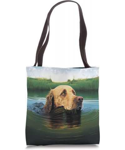 All You Need Is A Dog And A Lake Humor cute animal dog lover Tote Bag $11.63 Totes