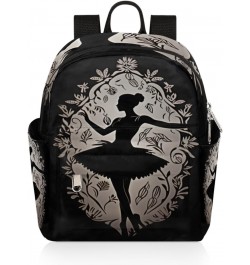 Ballet Theme Small Backpack for Women Ladies Mini Backpack Travel Casual Backpack Purse Satchel Daypack $23.64 Backpacks