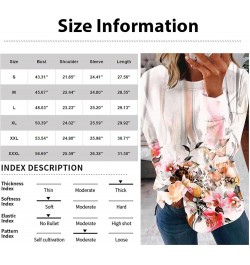 Womens Tops Dressy Casual Long Sleeve Printing Sweatshirts Round Neck Casual Loose T Shirt Comfy Dressy Outfits 5-sky Blue $7...