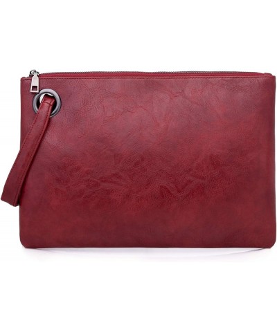 Fashionable PU Clutches for Women Girls Red $19.38 Clutches