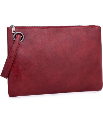 Fashionable PU Clutches for Women Girls Red $19.38 Clutches