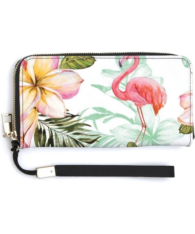 Long Clutch Wallet, Long Handbag with Wristlet Strap, PU Leather Zip Purse Multi 1 $19.03 Wristlets