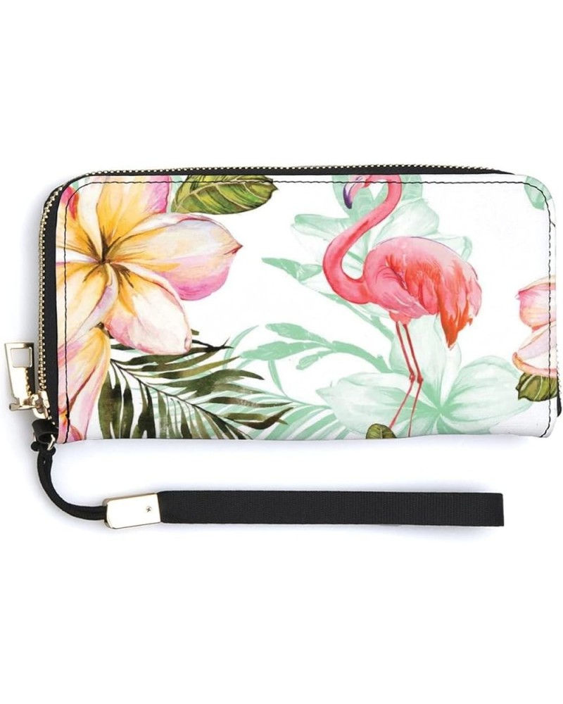 Long Clutch Wallet, Long Handbag with Wristlet Strap, PU Leather Zip Purse Multi 1 $19.03 Wristlets