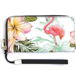 Long Clutch Wallet, Long Handbag with Wristlet Strap, PU Leather Zip Purse Multi 1 $19.03 Wristlets