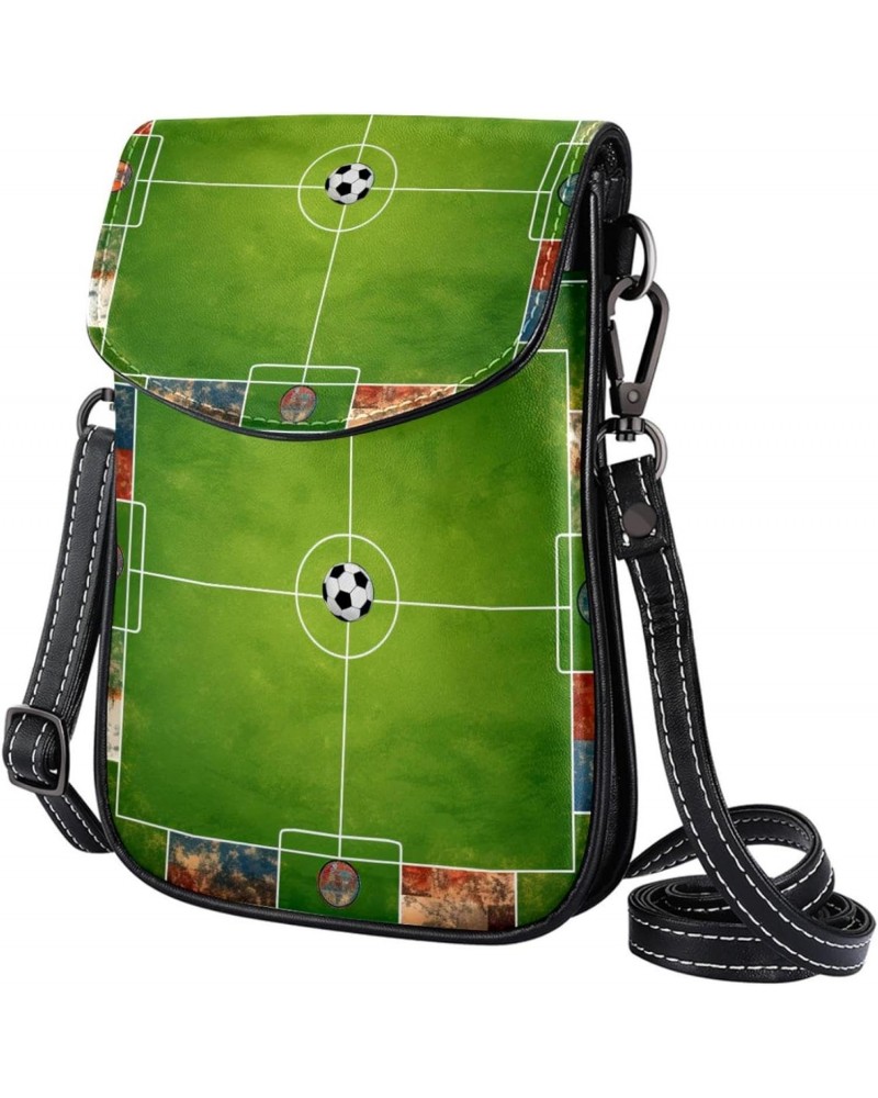 Crossbody Bags for Women,Crossbody Bag Men,Small Sling Bag,Flagfootball Field,Crossbody Purse $12.13 Crossbody Bags