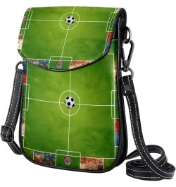 Crossbody Bags for Women,Crossbody Bag Men,Small Sling Bag,Flagfootball Field,Crossbody Purse $12.13 Crossbody Bags