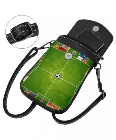 Crossbody Bags for Women,Crossbody Bag Men,Small Sling Bag,Flagfootball Field,Crossbody Purse $12.13 Crossbody Bags