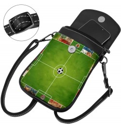 Crossbody Bags for Women,Crossbody Bag Men,Small Sling Bag,Flagfootball Field,Crossbody Purse $12.13 Crossbody Bags