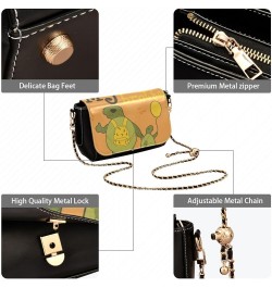 Crossbody Bags for Women Trendy Women's Black Shoulder Bag Small PU Leather Flap Cross Body Bag Handbags Pattern12 $21.72 Cro...