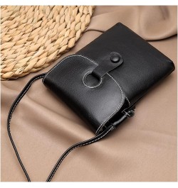 Fashion Leather Womens Bags Messenger Bag Women Hangbags Purse Girls Bag Genuine Leather Small Phone Bag (Color : Brown, Size...