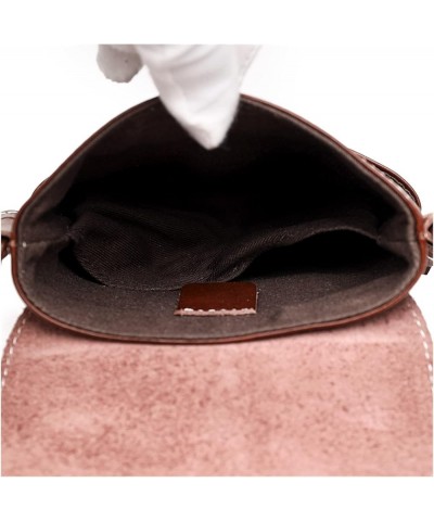 Fashion Leather Womens Bags Messenger Bag Women Hangbags Purse Girls Bag Genuine Leather Small Phone Bag (Color : Brown, Size...