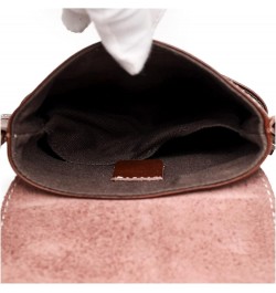 Fashion Leather Womens Bags Messenger Bag Women Hangbags Purse Girls Bag Genuine Leather Small Phone Bag (Color : Brown, Size...