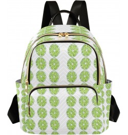 Green Lemon Women Backpack Purse Travel Daypack Shoulder Bag $14.00 Backpacks