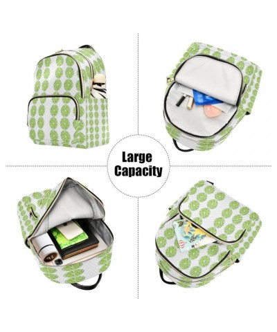 Green Lemon Women Backpack Purse Travel Daypack Shoulder Bag $14.00 Backpacks