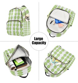 Green Lemon Women Backpack Purse Travel Daypack Shoulder Bag $14.00 Backpacks