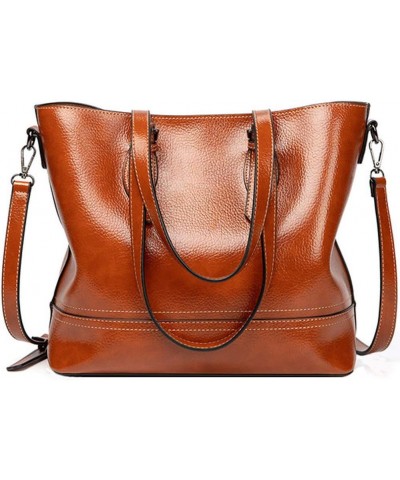 Women Handbags PU Leather Tote Bag for Ladies High Capacity Messenger Bags Crossbody Bags with Shoulder Strap-Khaki Brown $43...