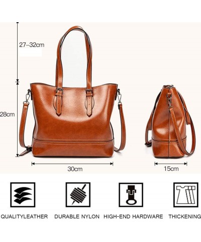 Women Handbags PU Leather Tote Bag for Ladies High Capacity Messenger Bags Crossbody Bags with Shoulder Strap-Khaki Brown $43...