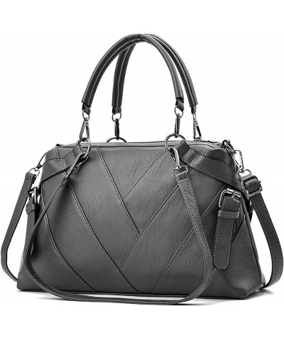 Satchel Purses and Handbags for Women Shoulder Tote Bags Satchel Crossbody Bags Gray $32.51 Totes