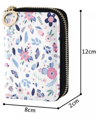 Hibiscus Hawaii Flower RFID Credit Card Holder Leather With Zipper Card Case Wallet for Women Girls Color 326 $10.82 Wallets