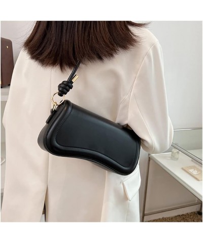 Fashion Vegan Leather Shoulder Bag for Women with 2 Strap Small Flap Purse Handbag Casual Flap Crossbody Bag (Red) Black $23....