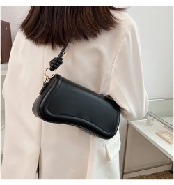 Fashion Vegan Leather Shoulder Bag for Women with 2 Strap Small Flap Purse Handbag Casual Flap Crossbody Bag (Red) Black $23....