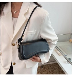 Fashion Vegan Leather Shoulder Bag for Women with 2 Strap Small Flap Purse Handbag Casual Flap Crossbody Bag (Red) Black $23....