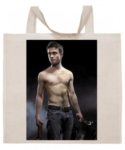 Daniel Radcliffe - Cotton Photo Canvas Grocery Tote Bag IDPP545703 $17.48 Totes