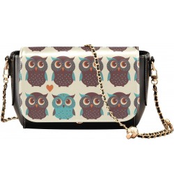 Owl Crossbody bags for Women Small Crossbody Purses with Chain Strap Wallet Purse Cross Body Bag for Women $23.99 Crossbody Bags