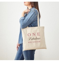 I'm The Big Sister Tote Bag Natural Canvas Tote Bag, Cloth Shopping Bag One Fabulous Big Sister Tote Bag $9.27 Travel Gear