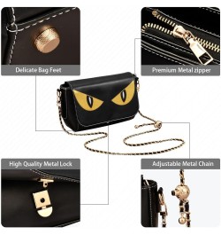 Crossbody Bags for Women Trendy Women's Black Shoulder Bag Small PU Leather Flap Cross Body Bag Handbags Pattern24 $22.13 Cro...