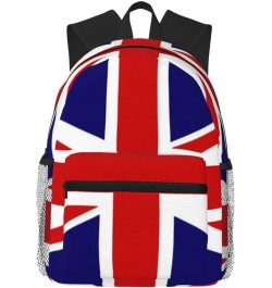 Uk Flag Print Unisex Backpack Trendy,Durable Travel Bag Sports Beach Backpack Lightweight Backpack Black One Size $16.61 Back...