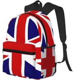 Uk Flag Print Unisex Backpack Trendy,Durable Travel Bag Sports Beach Backpack Lightweight Backpack Black One Size $16.61 Back...