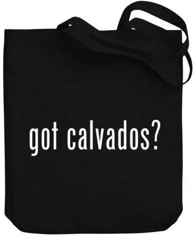 Got Calvados ? Gotic Font Canvas Tote Bag 10.5" x 16" x 4 $17.60 Totes