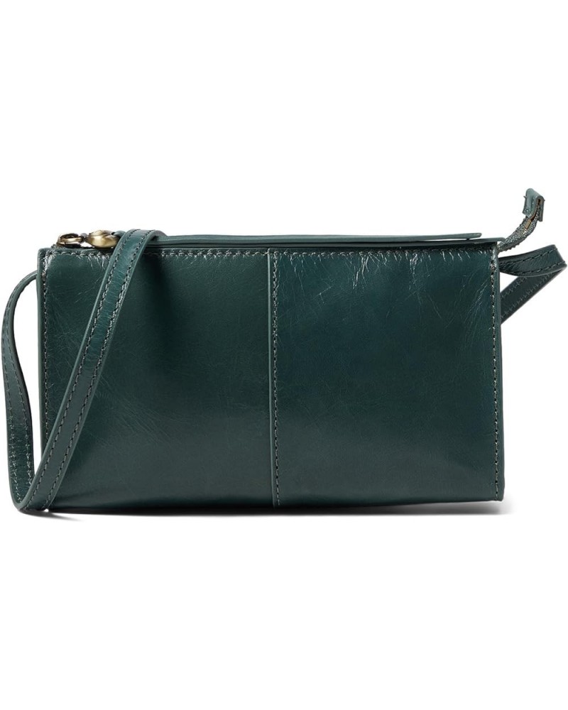 Jewel Crossbody Bag For Women - Leather Construction With Zippered Closure, Compact and Practical Hand Bag Sage Leaf $32.96 H...